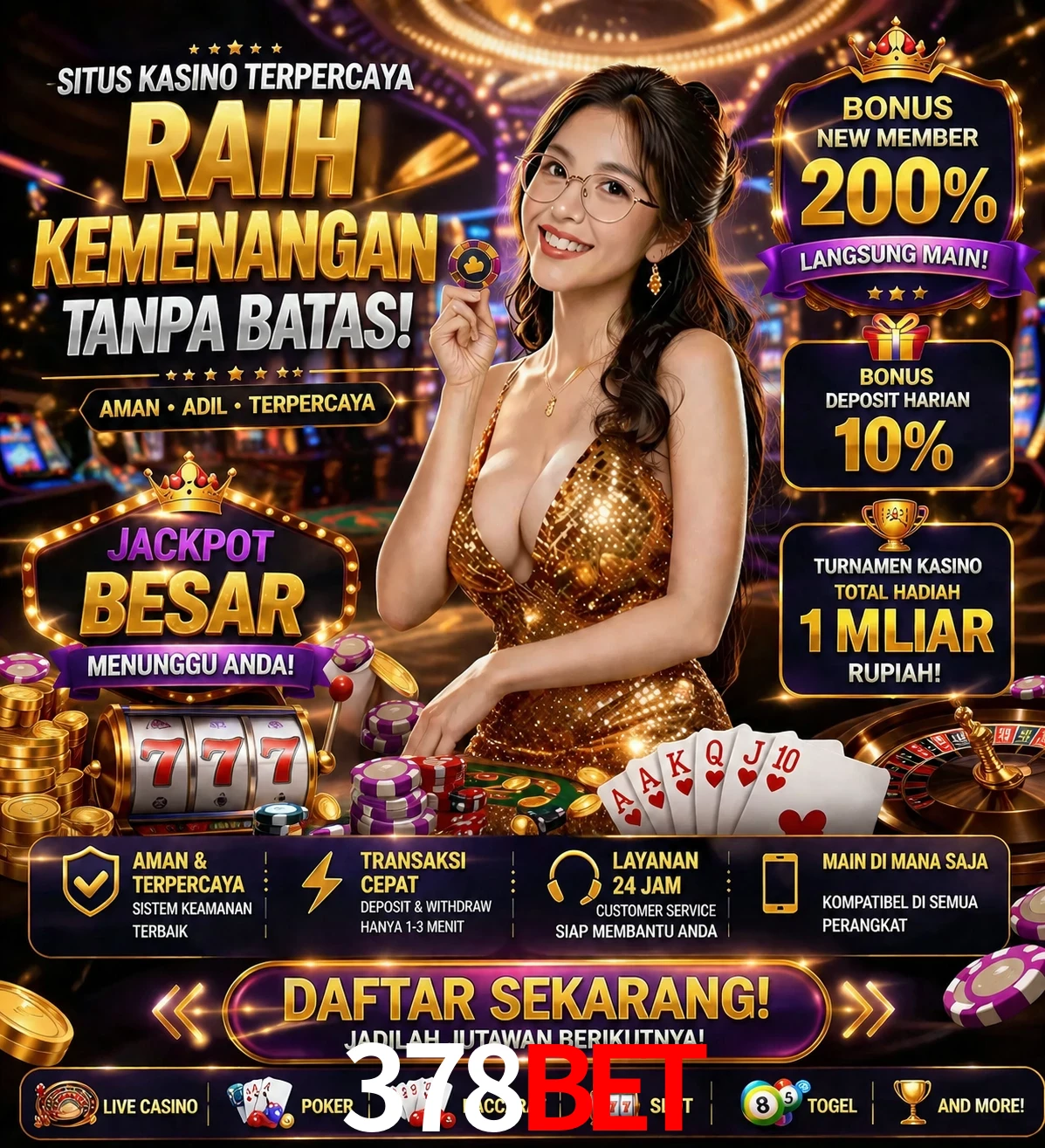 Roleta e blackjack 378bet